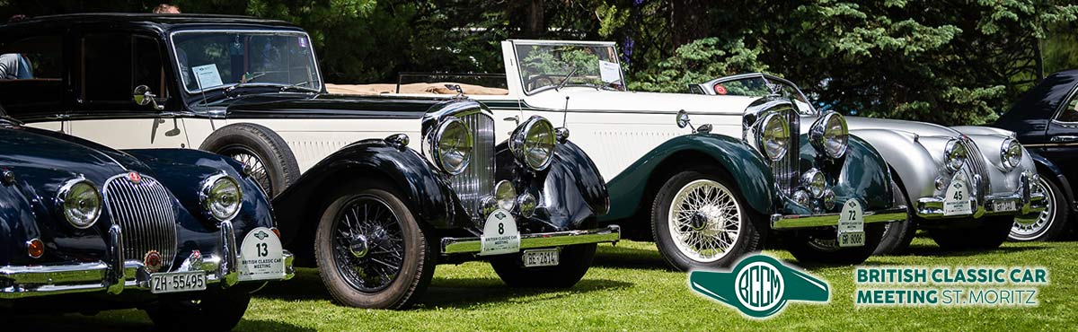 British Car Meeting St. Moritz