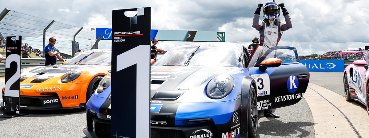 Porsche-Junior Laurin Heinrich gewinnt Supercup-Rennen in Silverstone
